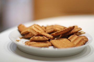 Image showing Biscuits on a plate