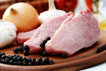 Image showing raw pork