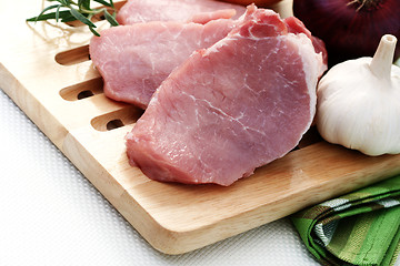 Image showing raw pork