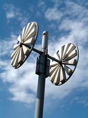 Image showing Windmill in City