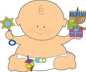 Image showing Baby Hanukkah