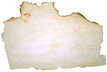 Image showing burnt paper