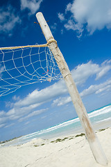 Image showing volleyball net