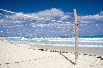 Image showing volleyball net