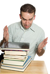 Image showing Stressed Student