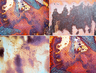 Image showing rusty metallic surfaces