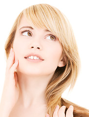 Image showing smiling teenage girl