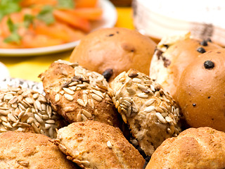 Image showing Delicious home made bread rolls