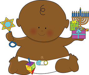 Image showing Baby Hanukkah Black