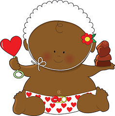 Image showing Baby Valentines Black