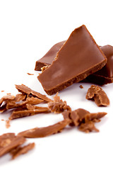 Image showing broken milk chocolate