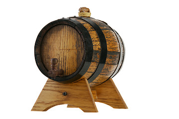 Image showing Little Wine Barrel on a Support -2