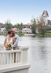 Image showing Bride and groom