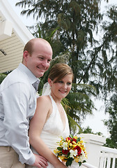 Image showing Bride and groom