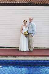 Image showing Bride and groom