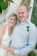 Image showing Bride and groom