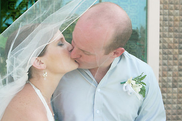 Image showing Bride and groom