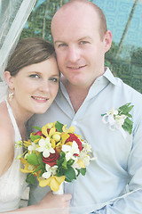 Image showing Bride and groom