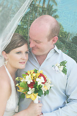 Image showing Bride and groom