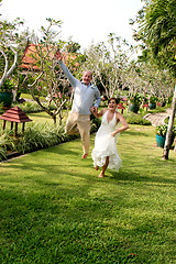 Image showing Bride and groom