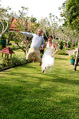 Image showing Bride and groom