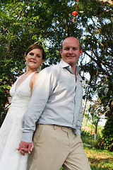 Image showing Bride and groom