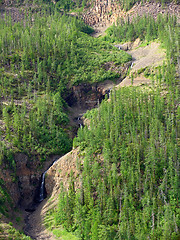 Image showing mountain river cascade