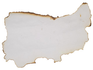 Image showing burnt paper