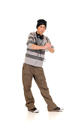 Image showing Handsome hip hop youngster