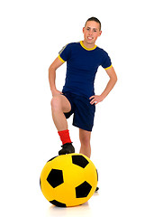 Image showing Play soccer, football