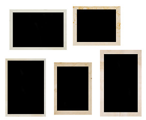 Image showing old photo frames