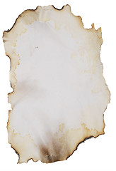 Image showing burnt paper