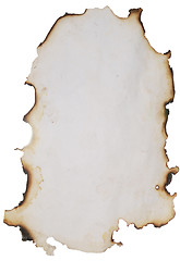 Image showing old burnt paper