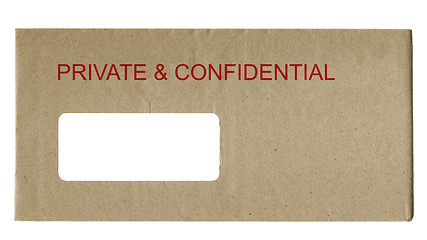 Image showing Private and Confidential