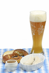 Image showing Bavarian Veal Sausage