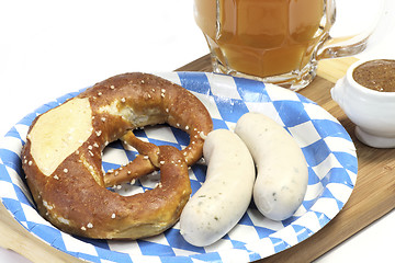 Image showing Bavarian Veal Sausage