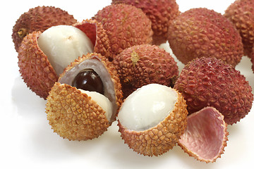 Image showing Fresh Litchis