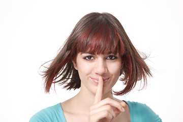 Image showing happy young woman