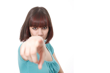 Image showing happy young woman