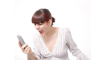 Image showing happy young woman