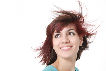 Image showing happy young woman