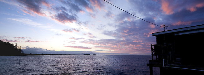 Image showing Beach Sunset