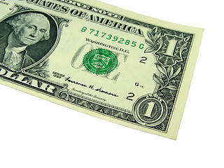 Image showing One Dollar Bill