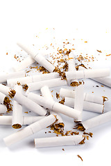 Image showing broken cigarettes