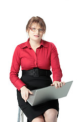 Image showing Yong business woman