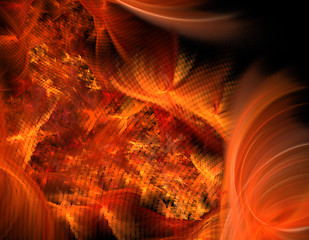 Image showing Fractal fire