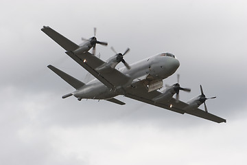 Image showing Surveillance Aircraft - Flying on three engines