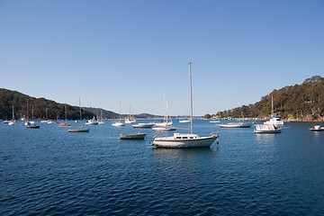Image showing Moored Boats