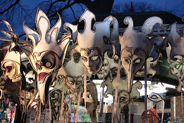 Image showing Venice masks on sale