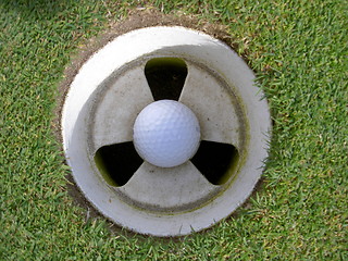 Image showing golf ball in direction